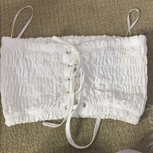 ROMWE white tube tub